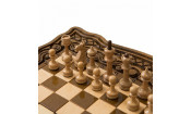 Шахматы + нарды резные Бриз 30 Haleyan