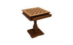 Шахматный стол Эксклюзив, темный дуб, без фигур
