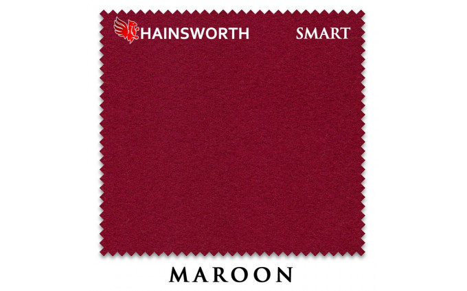 Сукно Hainsworth Smart Snooker 195см Maroon