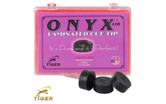 Наклейка для кия Tiger Onyx Ltd ø13мм Medium 1шт.