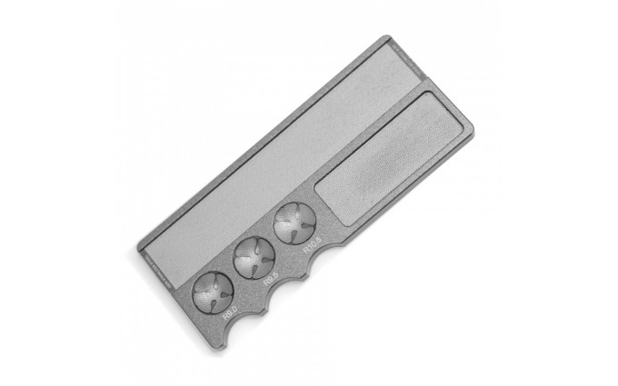 Инструмент-корректор для наклейки 3 в 1 серебро