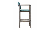Кресло бильярдное (мягкое сиденье + мягкая спинка, цвет зеленый)