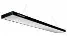 Лампа плоская люминесцентная "Longoni Compact" (черная, серебристый отражатель, 287х31х6см)